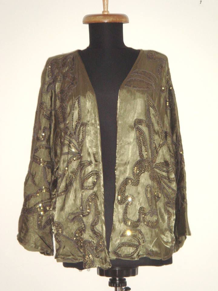 mirror Repellent Coherent Mango - Blazer nou, handmade, kaki, accesorizat cu paiete aurii | Fashion Hunt mirror Repellent Coherent Mango - Blazer nou, handmade, kaki, accesorizat cu paiete aurii | Fashion Hunt
