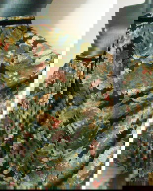 FUSTA STOFA LANA FLORAL