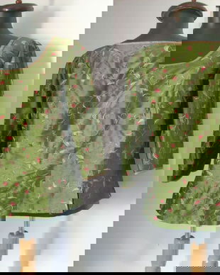 BLUZA CHANTUG MATASE NATURALA BRODATA