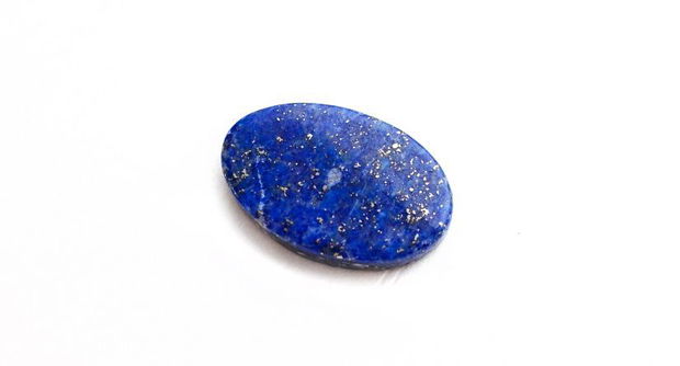 Cabochon  Lapis Lazuli  - oval plat - cu 2 fete