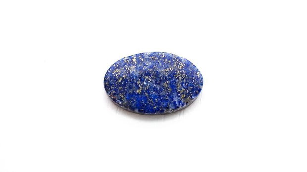 Cabochon  Lapis Lazuli  - oval plat - cu 2 fete