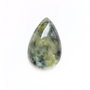 Cabochon  prehnit natural cu ocluziuni de epidot  -EP1