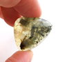 Cabochon  prehnit natural cu ocluziuni de epidot  -EP7