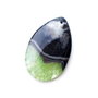 Pandant  Agat - verde - negru
