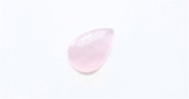 Cabochon quartz roz  - lacrima