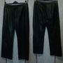 PANTALONI CAPRI PIELE NEAGRA