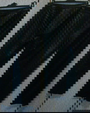 PANTALONI CAPRI PIELE NEAGRA