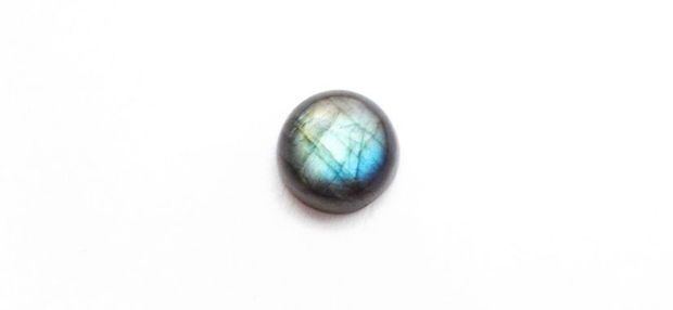 Cabochon Labradorit - spectrolit - 12 mm  - Q64