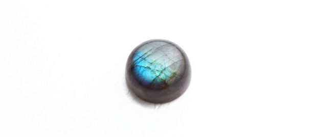 Cabochon Labradorit - spectrolit - 12 mm  - Q64