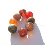 Agate multicolore fatetate