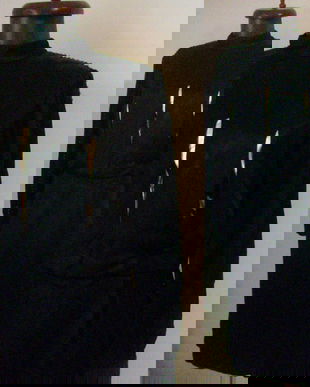 ROCHIE VINTAGE SATIN NEGRU AURIU