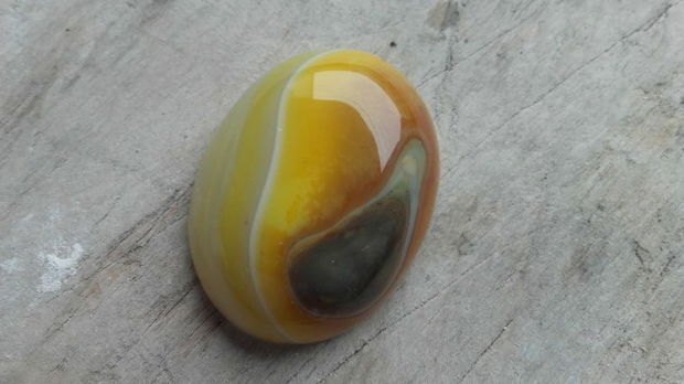 Cabochon agata, 40x30 mm