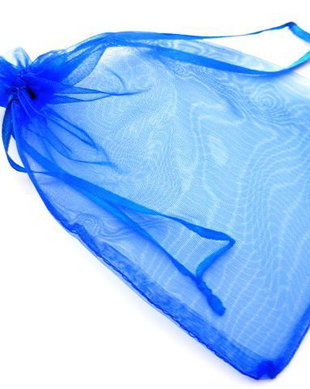 LAE05 - saculet organza albastru
