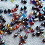 Margelute vintage - 10 buc  -  { iridescente}