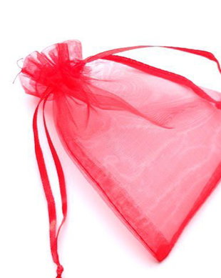 LAE40 - saculet organza rosu