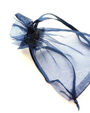 LAE71 - saculet organza albastru