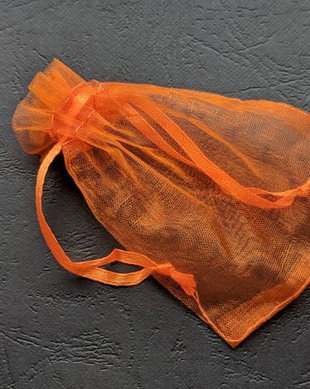 LAE74 - saculet organza portocaliu