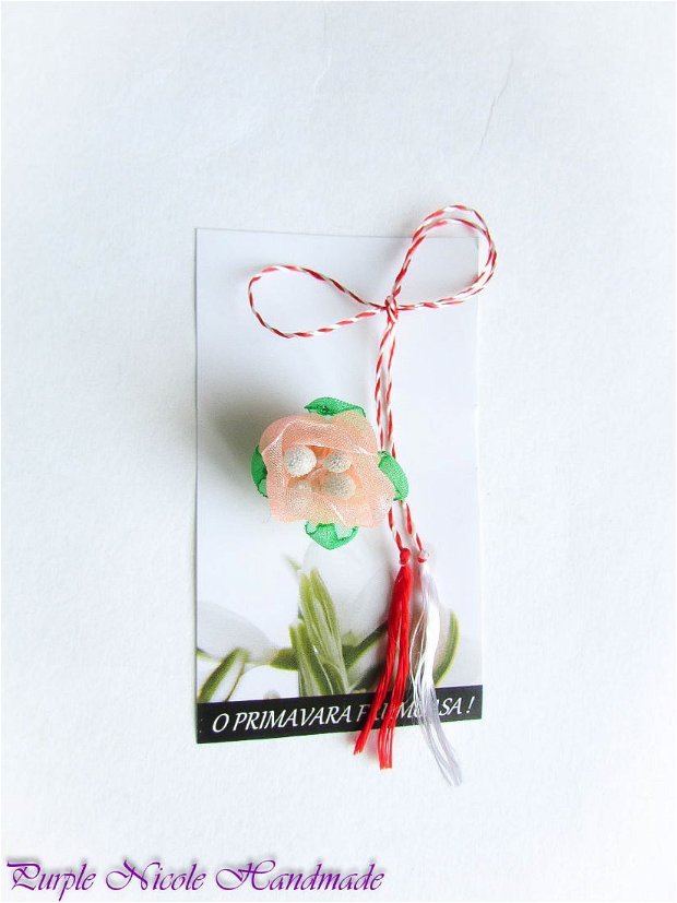 Bobocei - martisor floare handmade