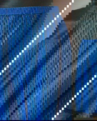 FUSTA BROCARD ALBASTRU