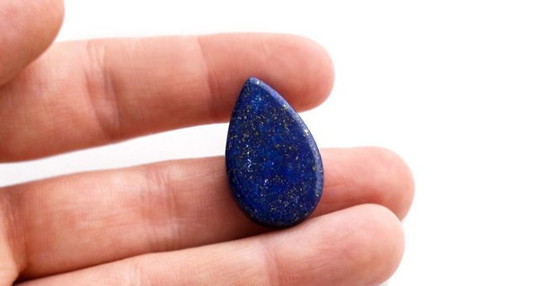 Cabochon Lapis Lazuli - lacrima plata - cu 2 fete - LP66
