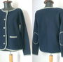 MARIE LUND CARDIGAN LANA ALBASTRU