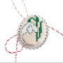 Martisor - brosa cu broderie manuala ghiocel cod MM1129