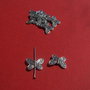 Fluturas argintiu 2 aprox 3x11x14.5 mm