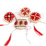 Set- patru martisoare cu broderie manuala cod SM1126