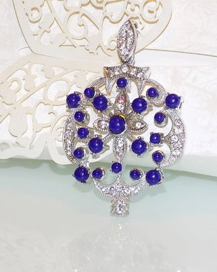 Pandantiv" Royal Blue"