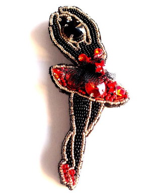 Brosa Balerina- Red Flashes