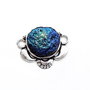 Pandant  Titanium druzy electroplacat