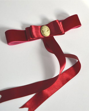 Choker cu funda din saten