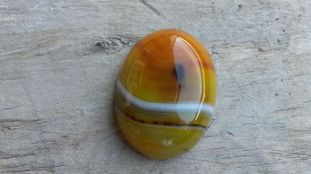 Cabochon agata, aprox 38x28 mm