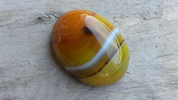 Cabochon agata, aprox 38x28 mm