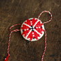Martisor - brosa cu broderie manuala cod MT1139