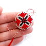 Martisor - brosa cu broderie manuala cod MT1141