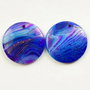 Set blue purple agat