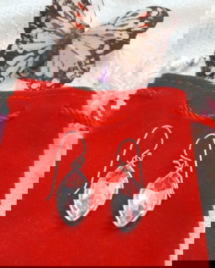 Cercei argint 925 cu cristal.