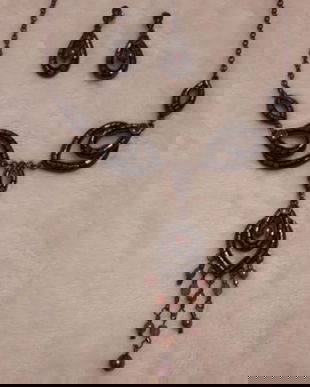 Set bijuterii margelute.