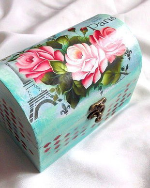 Cutie lemn decorata 33796