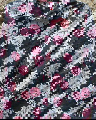 Camasa batist cu flori