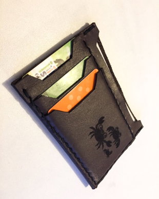Portofel din piele SLIM unisex - A8