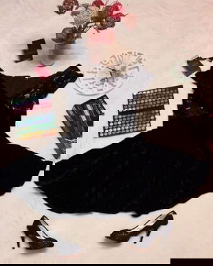 Rochie ocazie catifea si paiete.