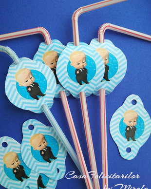 Set paie sucuri decorate Baby Boss
