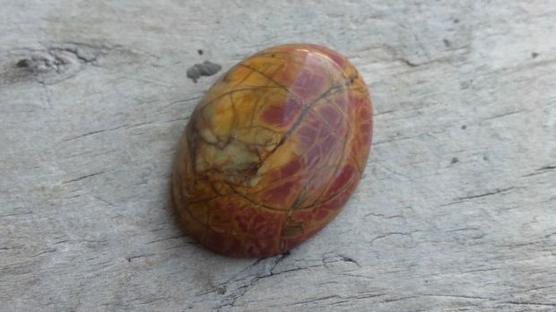 Cabochon jasp Picasso, 30x22 mm