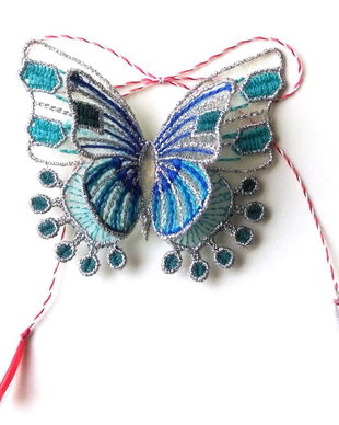 Martisor fluture dublu