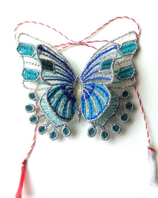 Martisor Fluture dublu