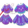 Ie mov(bluza populara romaneasca) - martisoare brose