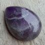 Cabochon ametist, 40x30 mm