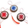 Brose - martisor cu cusaturi traditionale romanesti cod BM1142